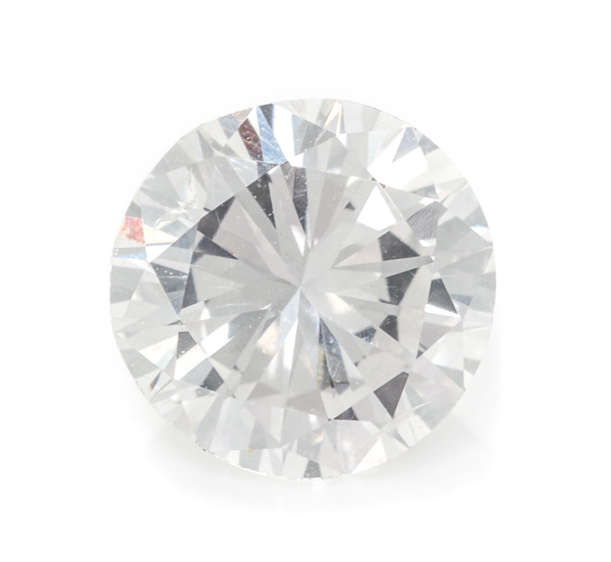 A 0.65 Carat Round Brilliant Cut Diamond,