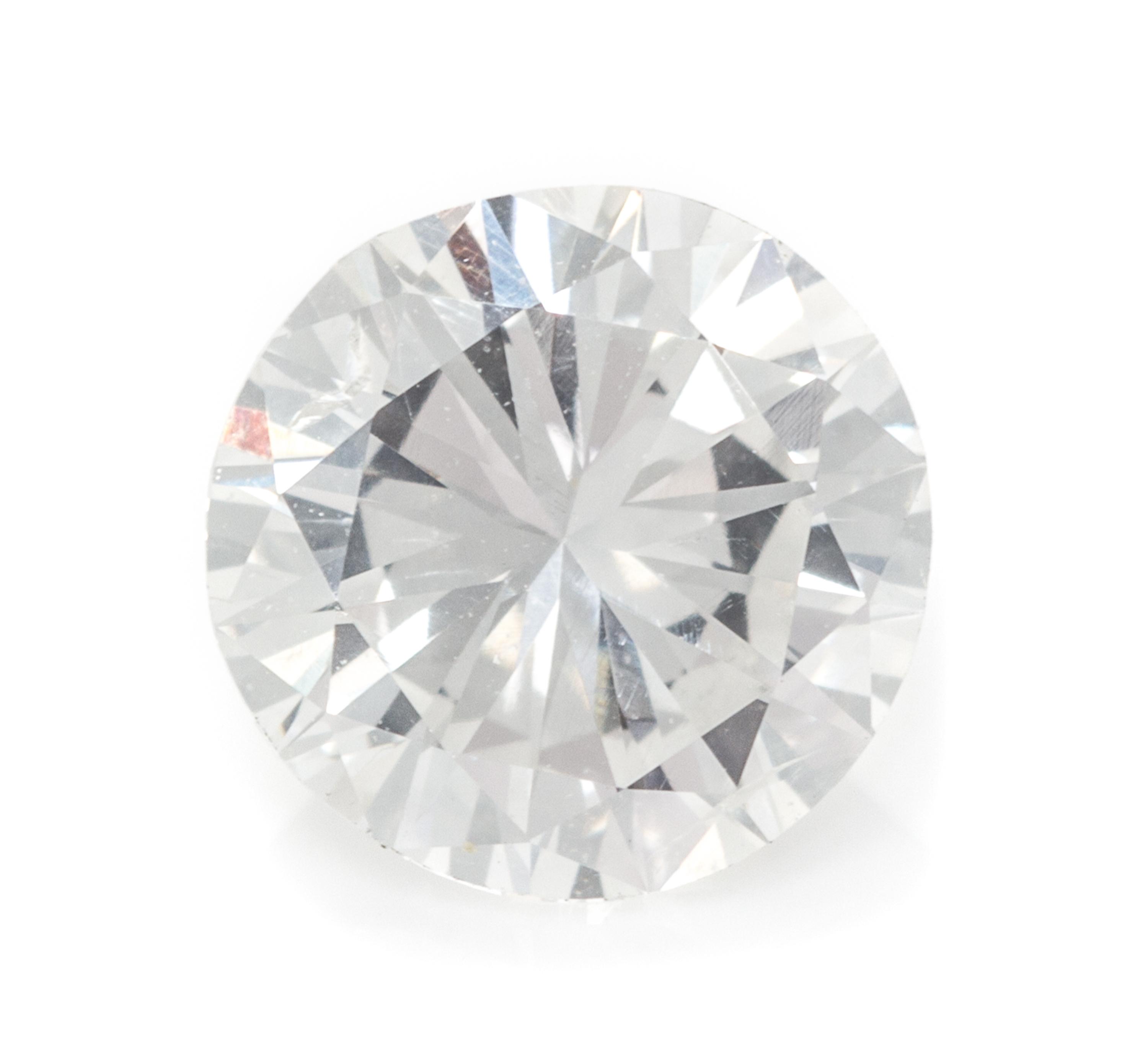 A 0.65 Carat Round Brilliant Cut Diamond,