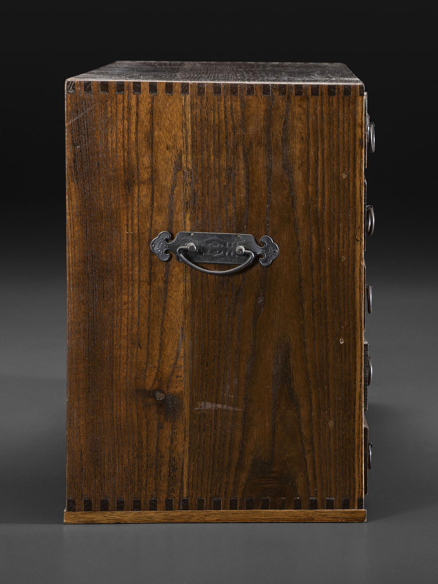 An Oak Watchmaker's Storage Chest