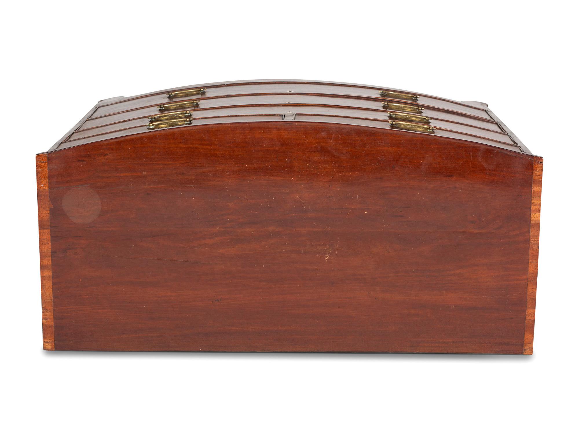A George III Mahogany Bowfront Chest of Drawers