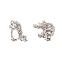 DIAMOND CLUSTER CLIP EARRINGS