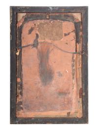 A Framed Terra Cotta Figural Relief Plaque