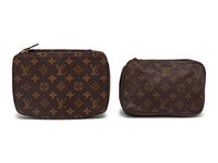 Two Louis Vuitton Monogram Pouches