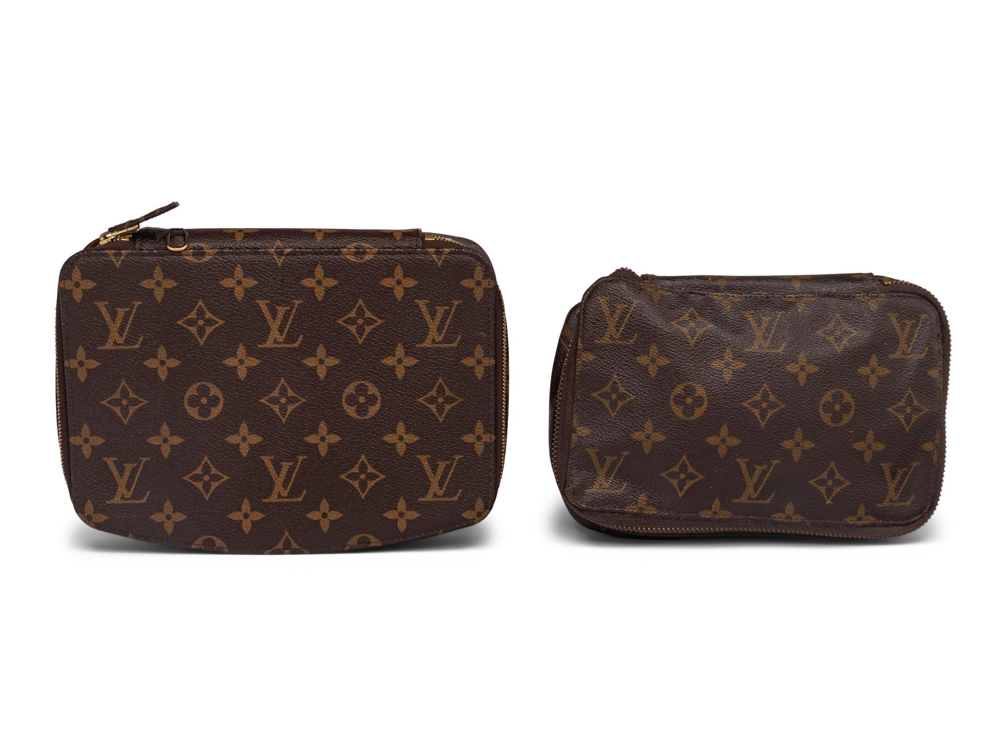 Two Louis Vuitton Monogram Pouches