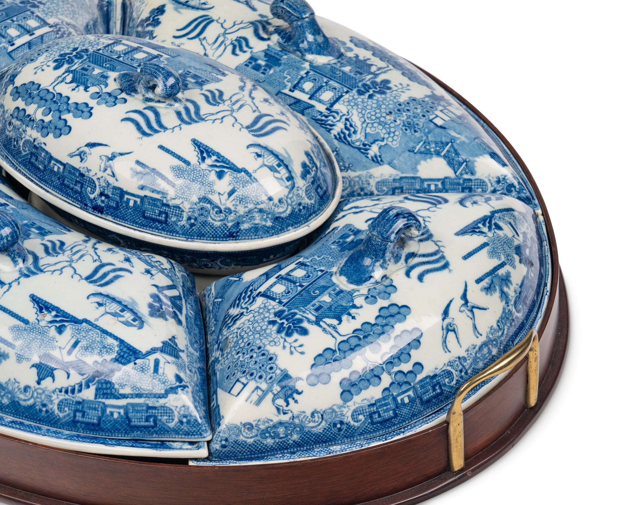 An English Transferware Supper Set