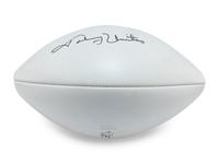 A Johnny Unitas Signed Autograph Football