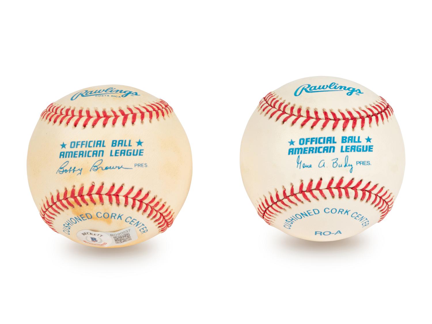 A Group of Minnesota Twins Hall of Fame Signed Autograph Baseballs Including Kirby Puckett and Harmon Killebrew (Beckett Authentication Services BAS Certified),