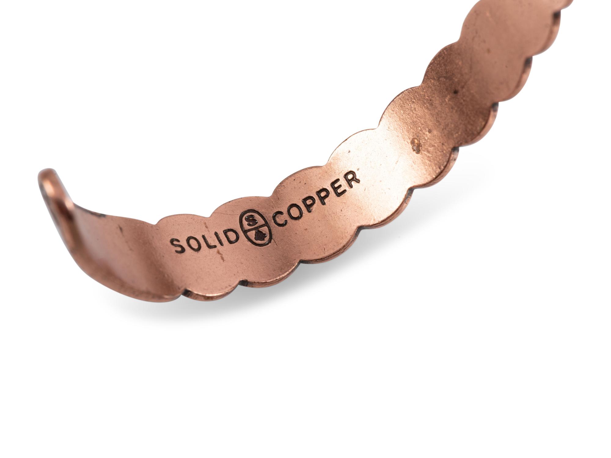 Fred Harvey Era Copper Trade Cuff Bracelets