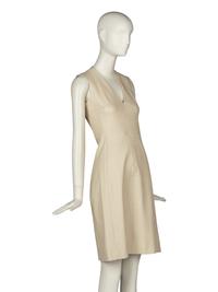 The Row Sleeveless Leather Dress