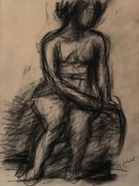 Nude Sitting