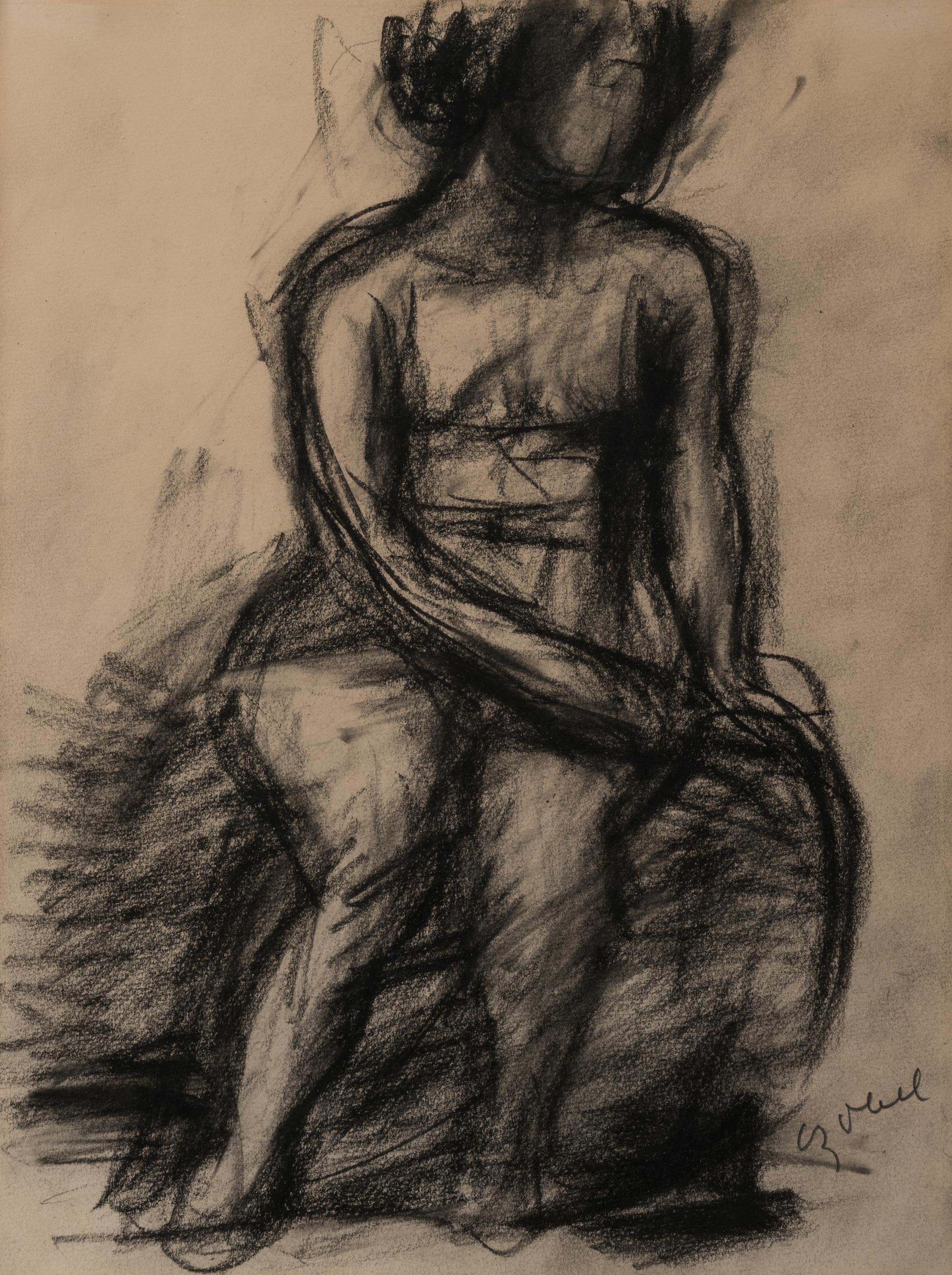 Nude Sitting