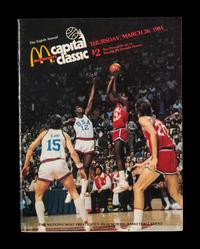 A 1981 McDonald's Capital Classic High School All-Star Game Program Featuring Michael Jordan