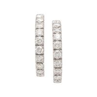 DIAMOND HOOP EARRINGS