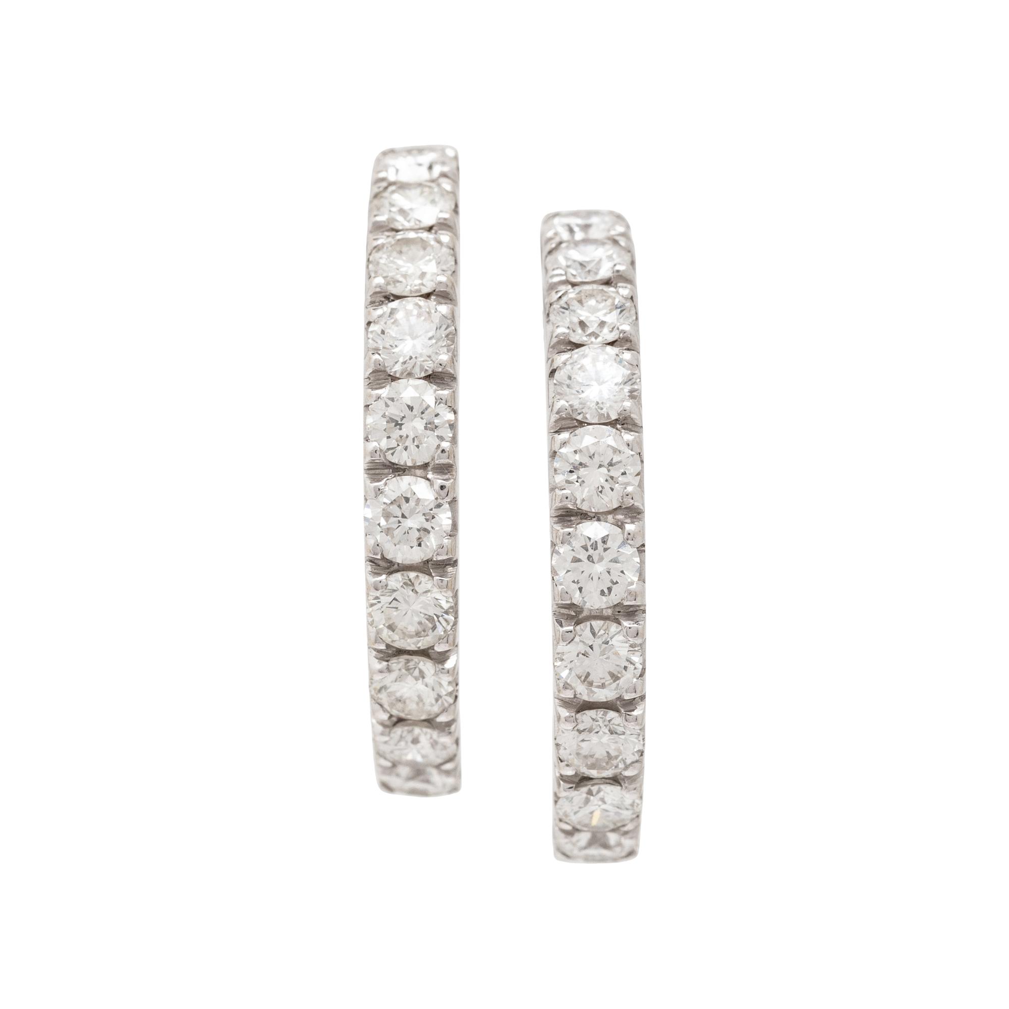 DIAMOND HOOP EARRINGS