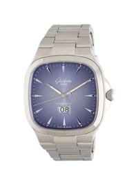 GLASHÜTTE ORIGINAL, STAINLESS STEEL, 'SENATOR SEVENTIES PANORAMADATUM' WATCH