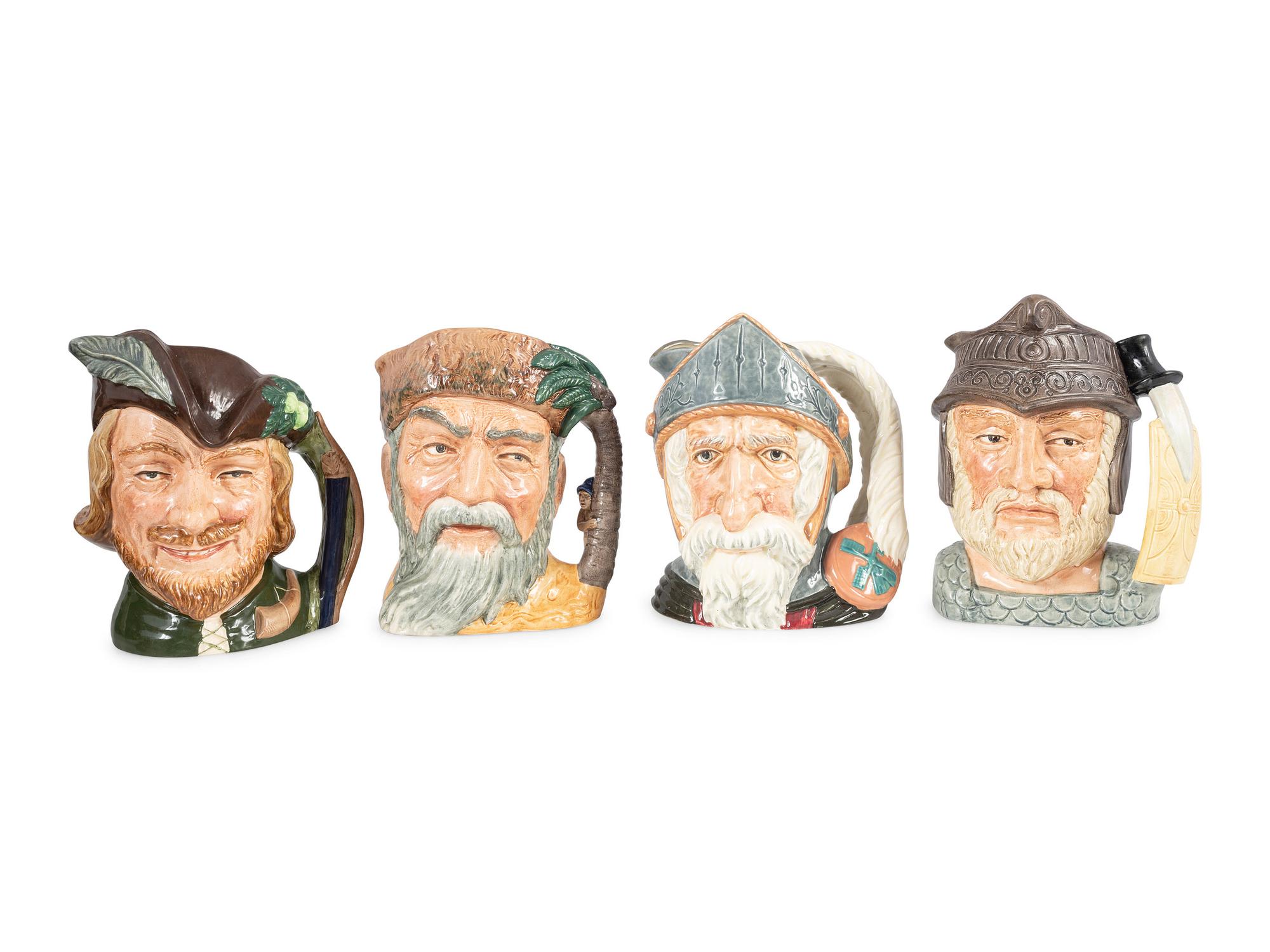 Eight Royal Doulton Character Mugs