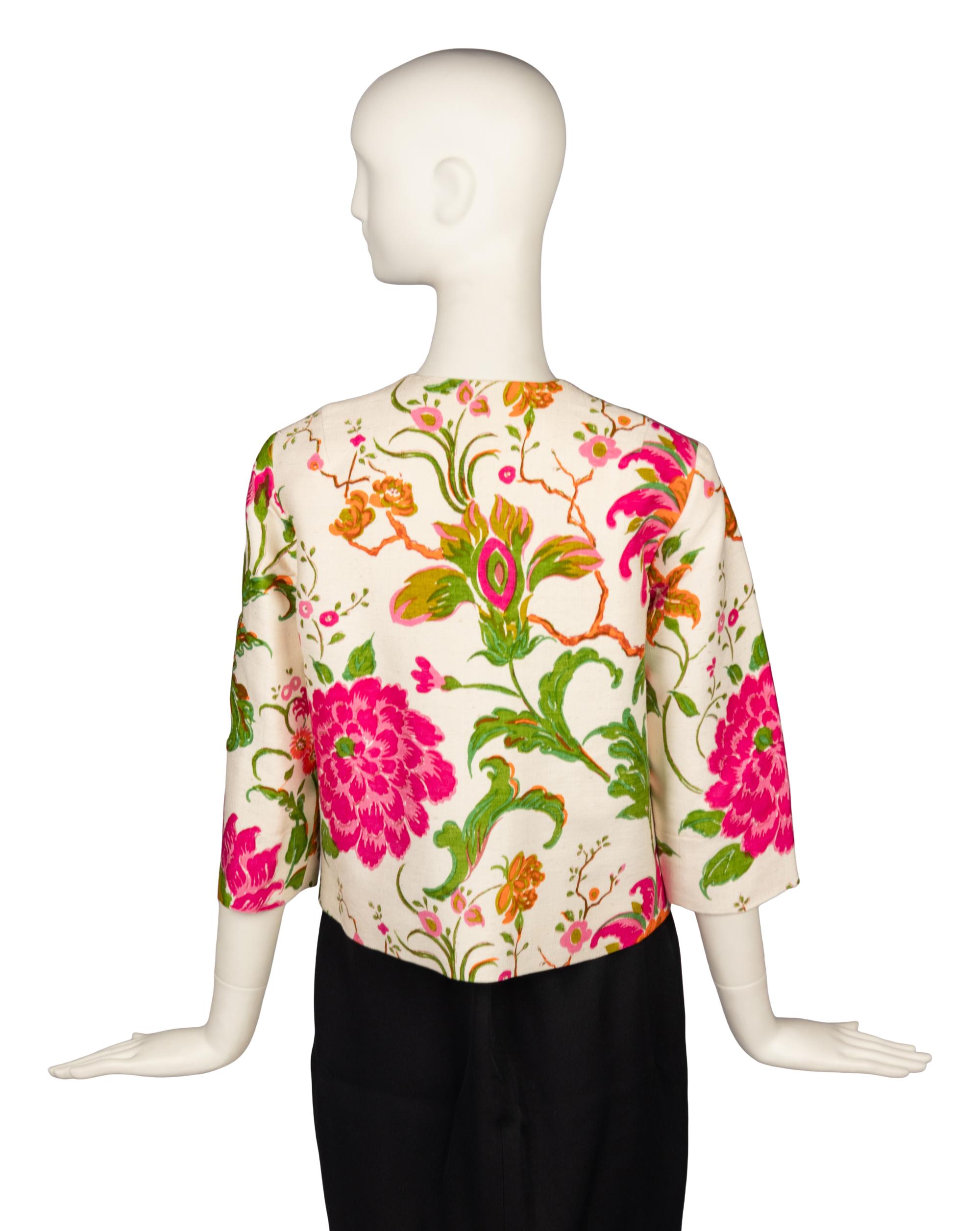 Balmain Floral Jacket, 1960s
