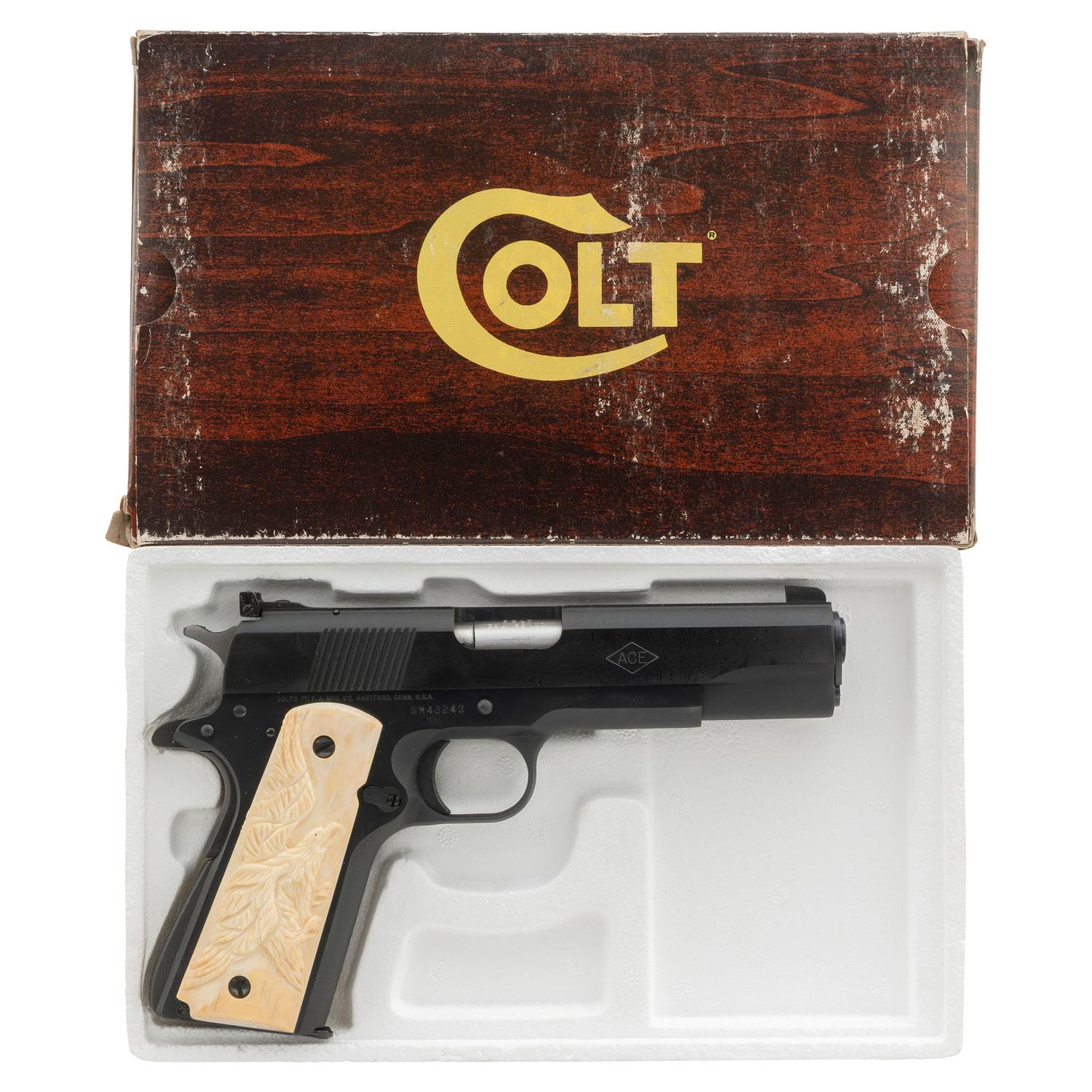 *Colt Service Model Ace 1911A1 Pistol in Factory Box with late SM-Prefix Serial Number