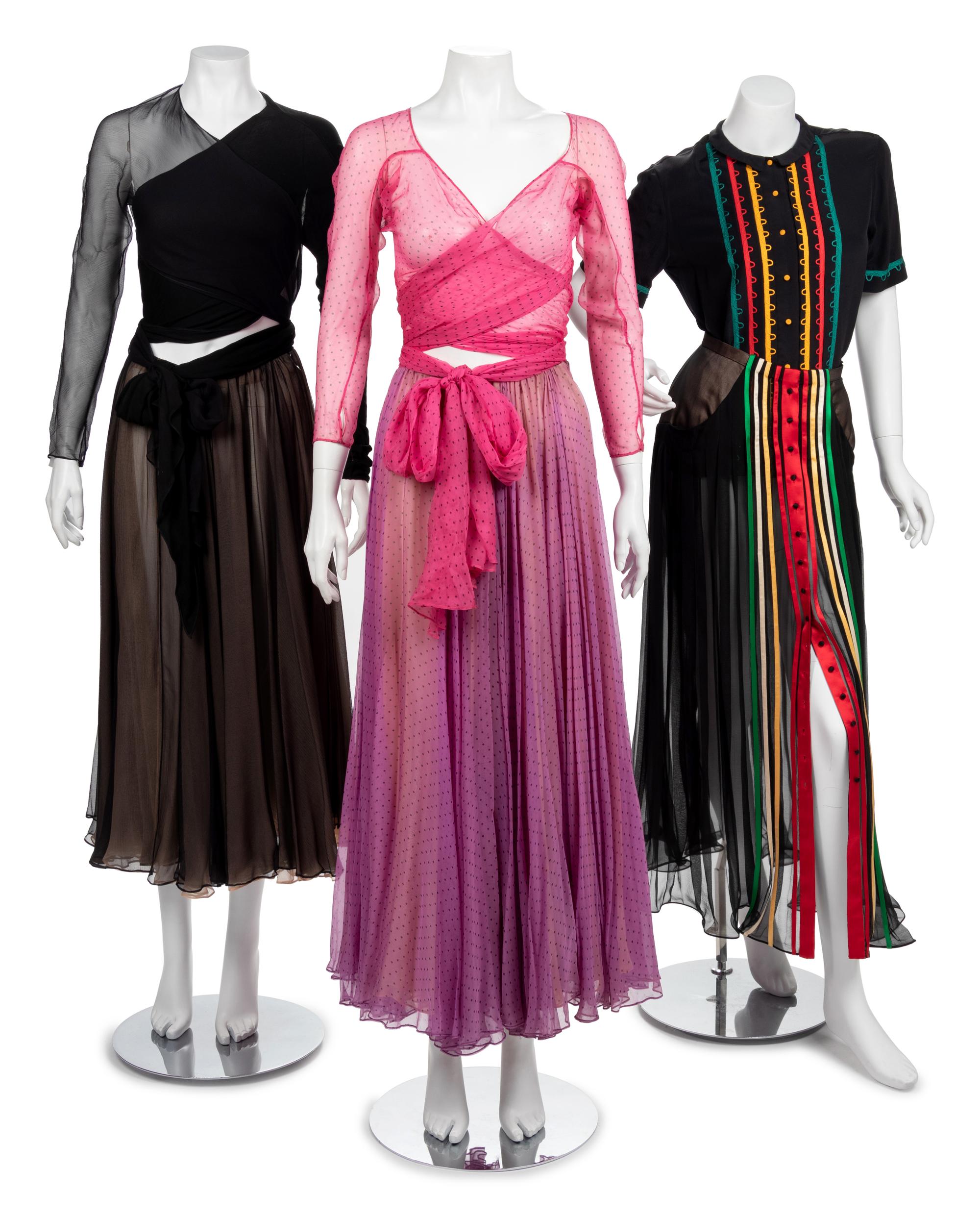 Three Geoffrey Beene Dresses, 1980-90s