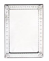 A Venetian Glass Framed Rectangular Mirror Height 41 x width 30 inches. — 20TH CENTURY