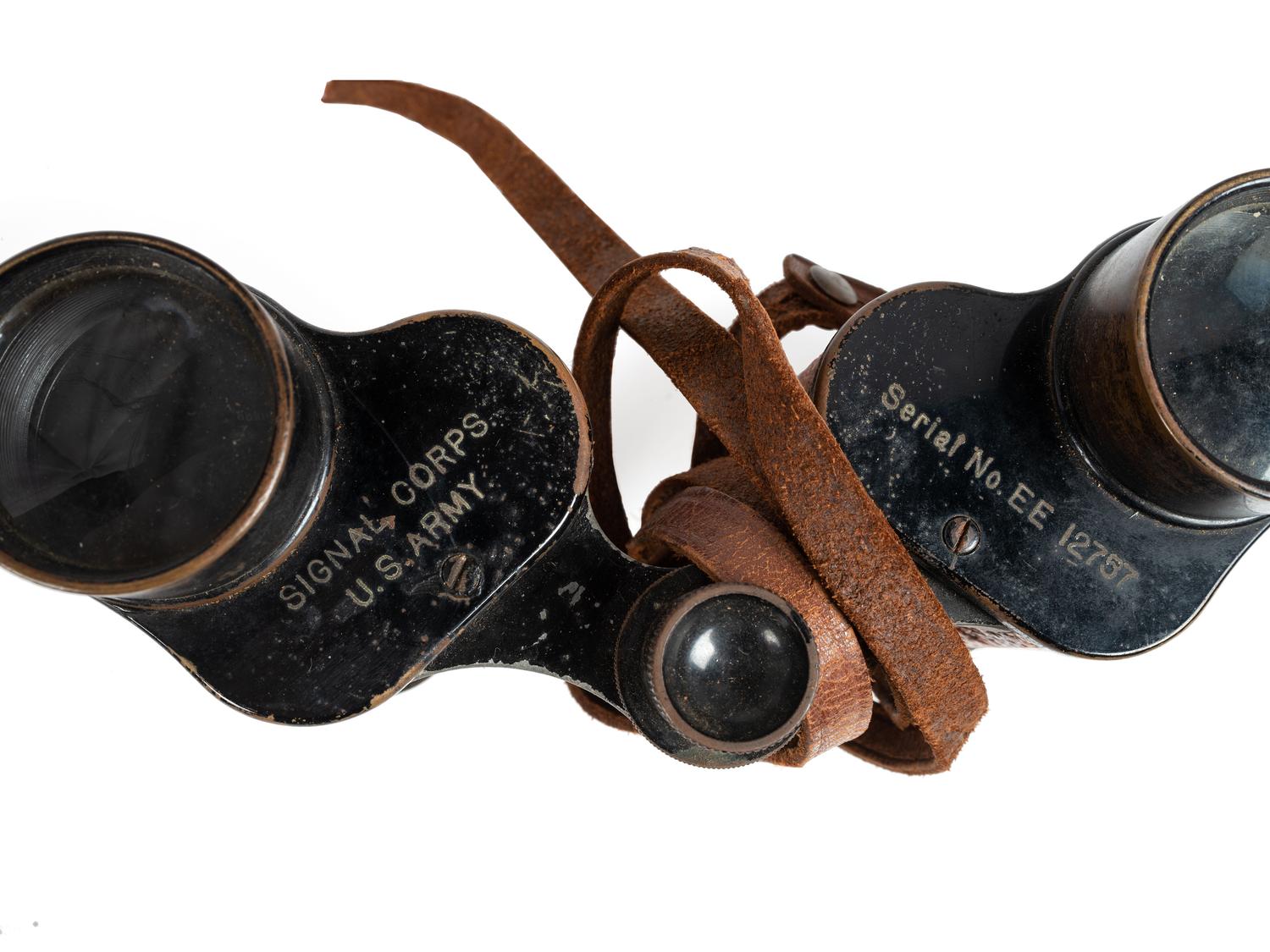 [World War II]. Maps of 4th Armored Division with Type EE binoculars.