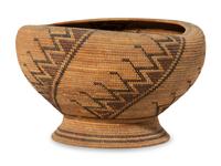 Yokut Chalice-Shaped Polychrome Basket