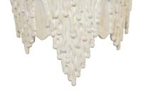 A Pair of White Painted Grotto Style Wall Brackets
