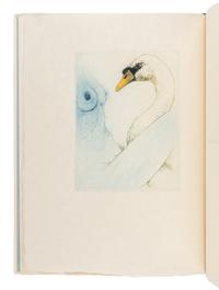 [CHELONIIDAE PRESS]. LOUYS, Pierre (1870-1925). Leda in Praise of the Blessings of Darkness . Alan James ROBINSON, illustrator. Easthampton, MA: Cheloniidae Press, 1985.