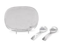 Two Allan Adler Silver Table Articles