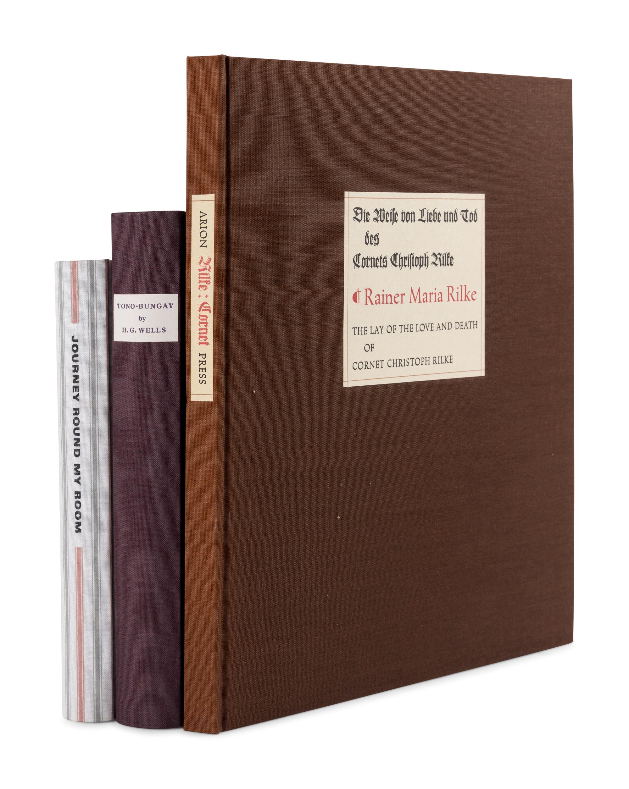 [ARION PRESS]. A group of 3 works published by The Arion Press, comprising: