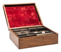 [EARLY PHOTOGRAPHY]. Collection of stereoviews by Keystone and Underwood, several in wooden box.
