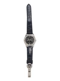 PATEK PHILIPPE, REF. 5146P PLATINUM ANNUAL CALENDAR WITH MOON PHASE WATCH, BOX & PAPERS