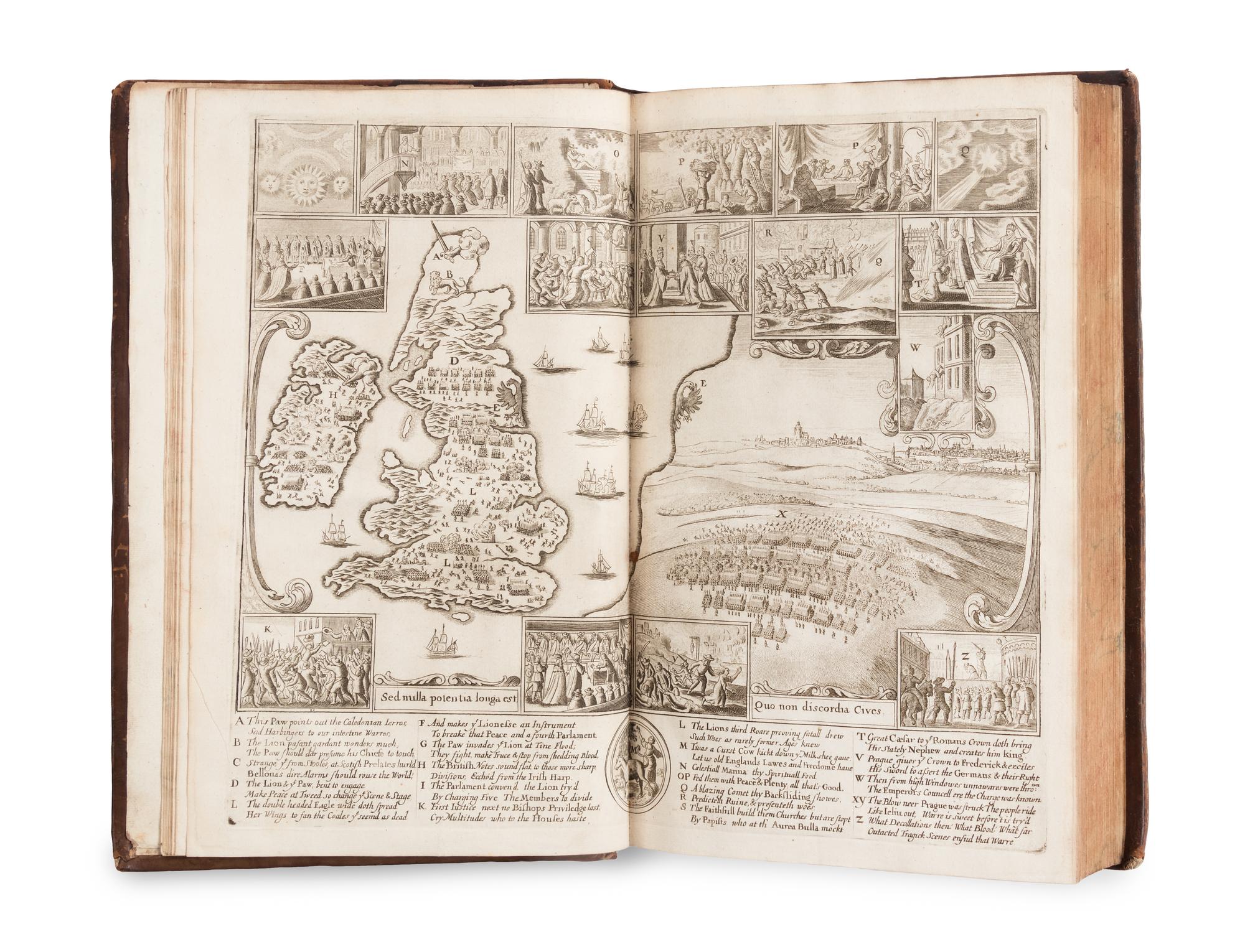RUSHWORTH, John (ca 1612-1690). Historical Collections.. . [ The Second Part ....] [ The Second Volume of the Second Part ....] [ The Third Part; in Two Volumes... ] [ The Third Part: Volume the Second .] London: [the First part and the Second Part] J.D. for John Wright, 1659, 1680. [The Third Part] Richard Chiswell and Thomas Cockerill, 1692.