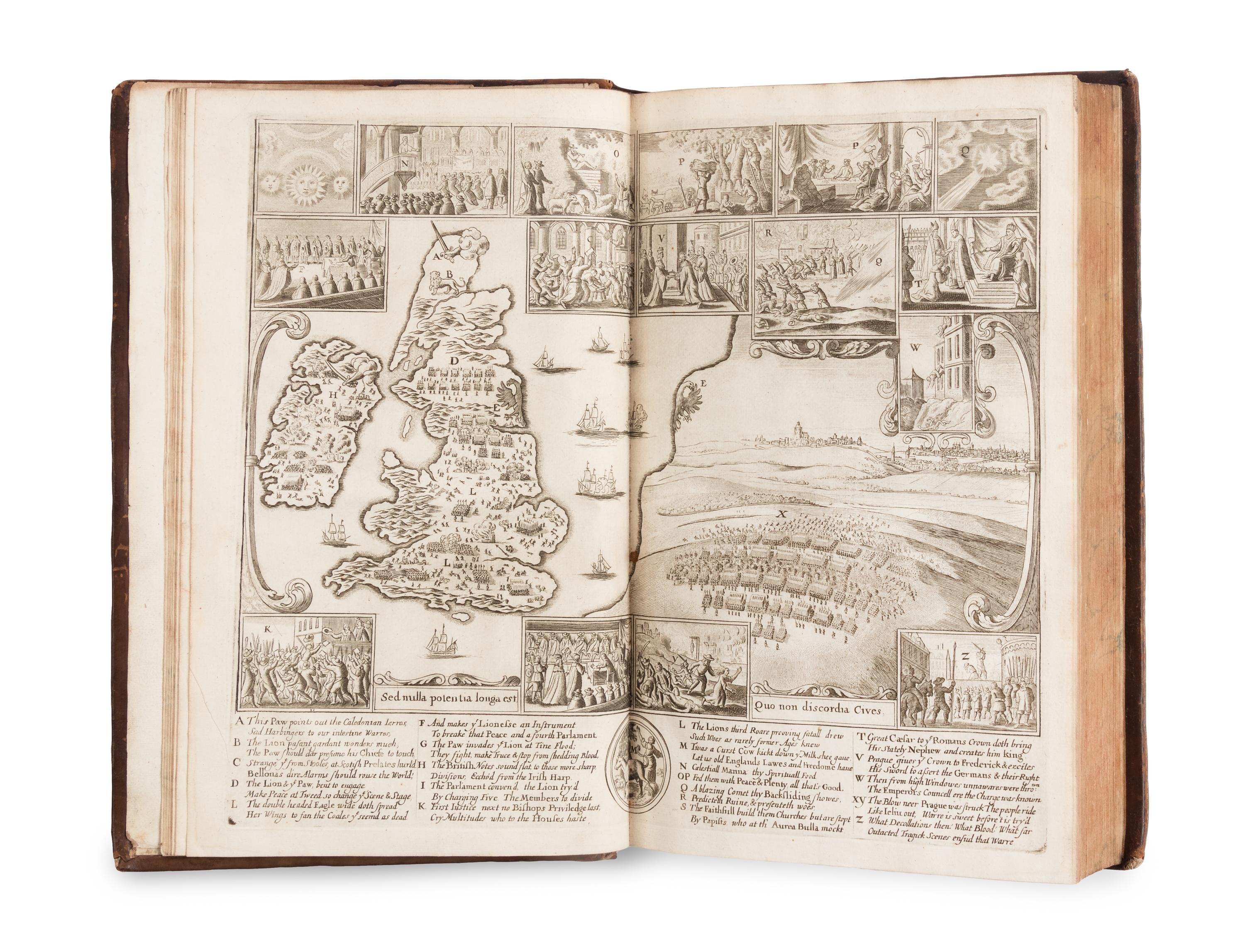 RUSHWORTH, John (ca 1612-1690). Historical Collections.. . [ The Second Part ....] [ The Second Volume of the Second Part ....] [ The Third Part; in Two Volumes... ] [ The Third Part: Volume the Second .] London: [the First part and the Second Part] J.D. for John Wright, 1659, 1680. [The Third Part] Richard Chiswell and Thomas Cockerill, 1692.
