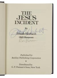 HERBERT, Frank (1920-1986). A pair of FIRST EDITIONS, BOTH SIGNED, comprising: