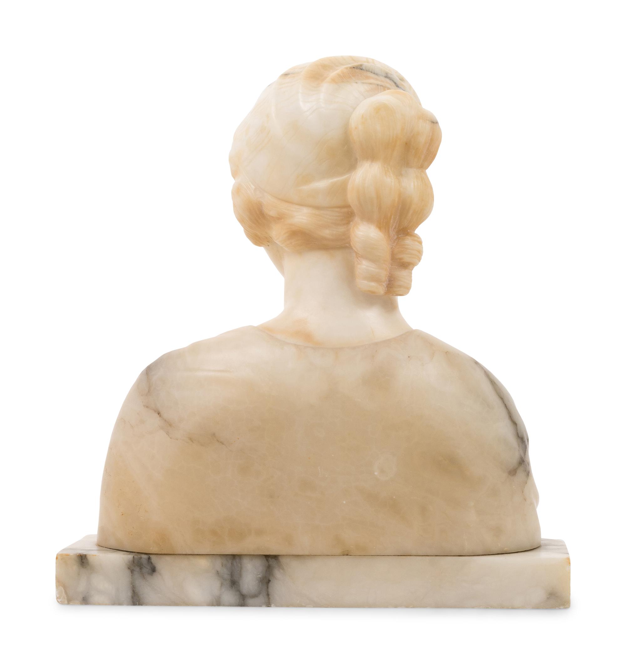 An Italian Alabaster Bust