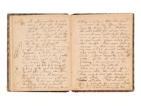 JACKSON, Col. Oscar L. (1840-1920). Five journals, incl. descriptions of Oscar L. Jackson's political activism during the 1860 campaign and his service with 63rd OVI, with campaign broadside noting Jackson as a speaker.