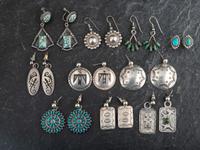Navajo and Southwestern-style Earrings