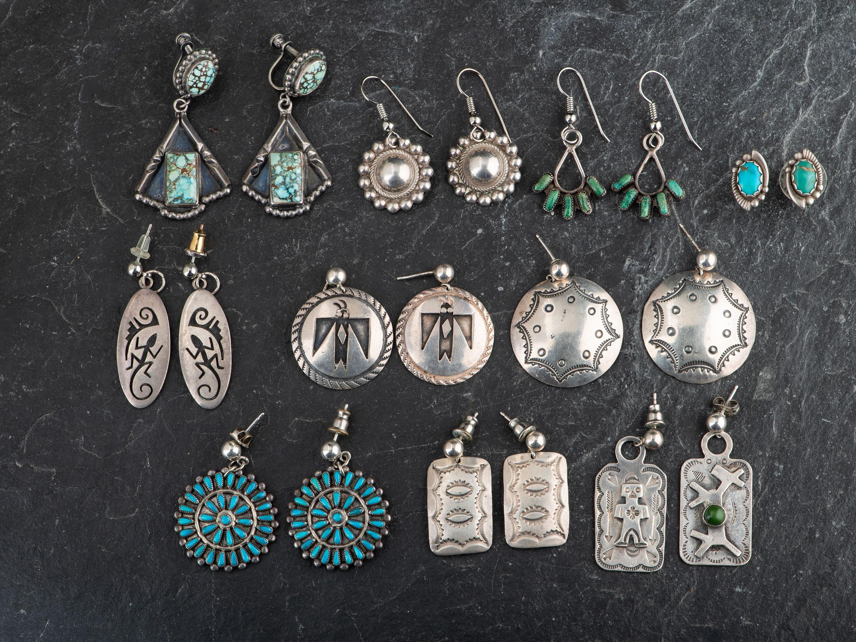 Navajo and Southwestern-style Earrings