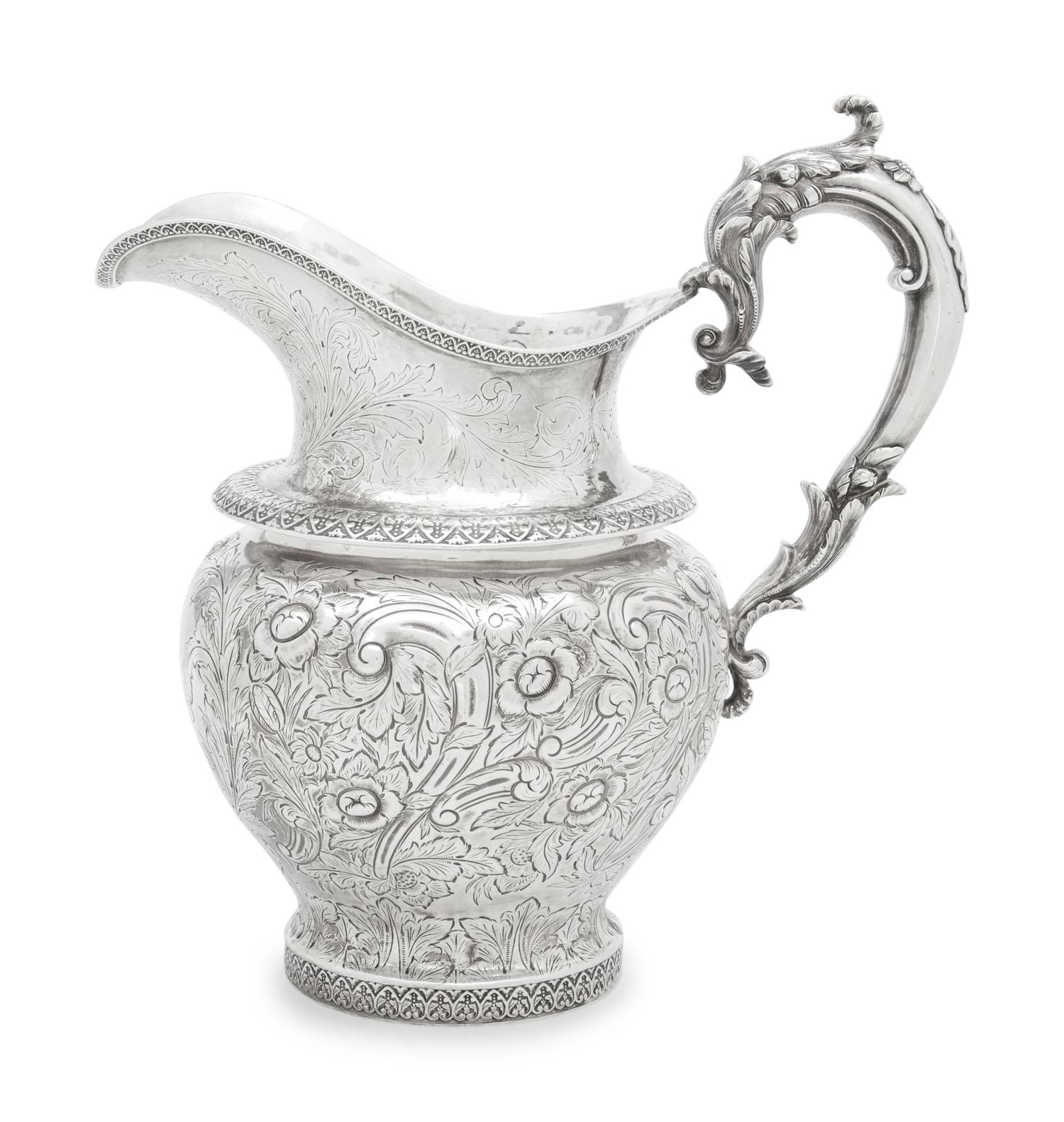 An American Silver Pitcher