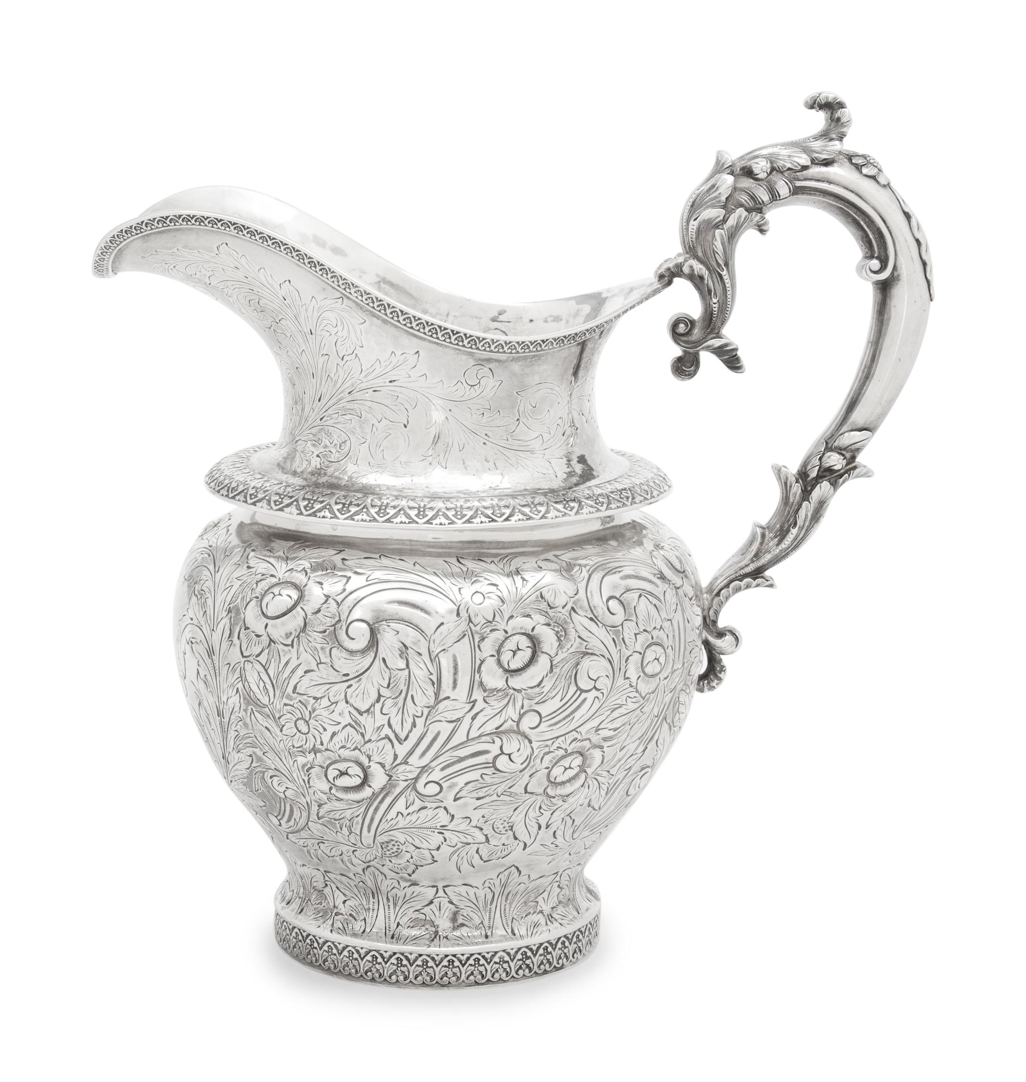 An American Silver Pitcher