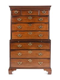A George III Mahogany Chest-on-Chest
