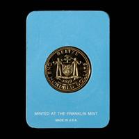 A 1977 Belize Issued Franklin Mint Struck $100 Gold Proof