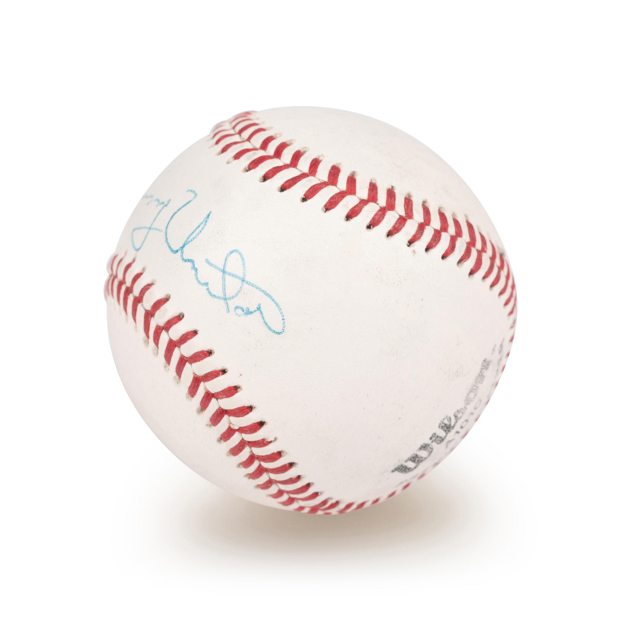A Johnny Unitas Signed Autograph Baseball (Beckett Authentication Services Letter BAS Certified)