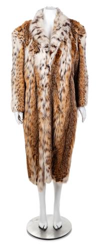 A Canadian Lynx Coat, No Size.