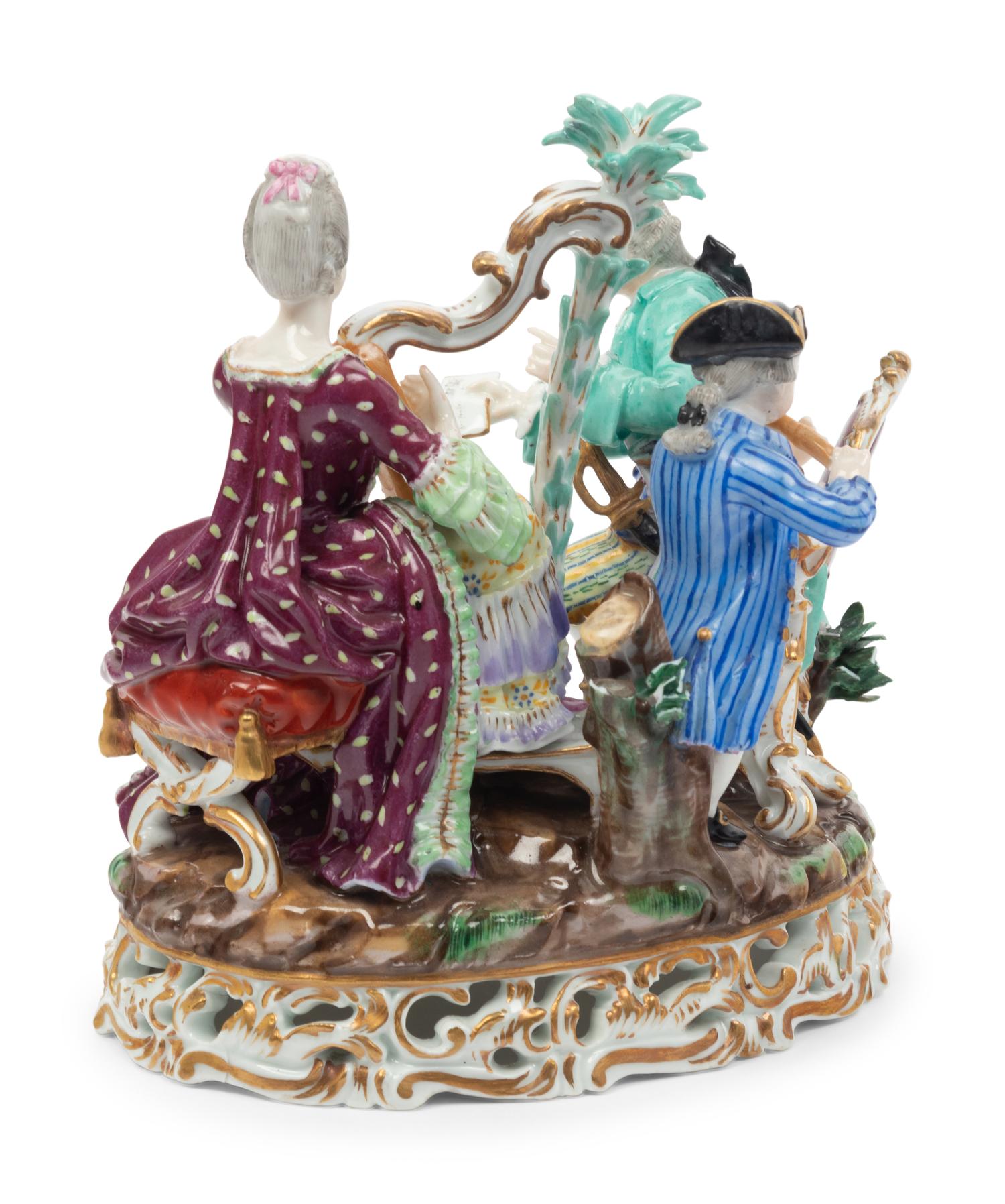 A Meissen Porcelain Figural Group