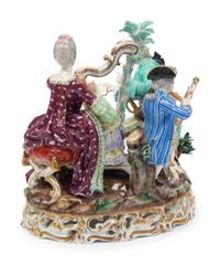 A Meissen Porcelain Figural Group