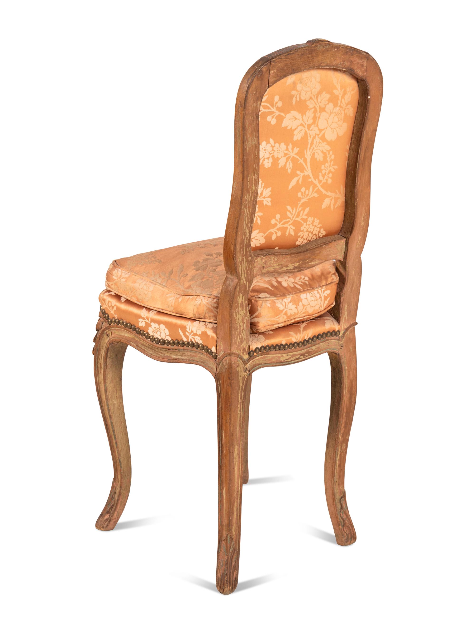 A Louis XV Painted Chauffuese