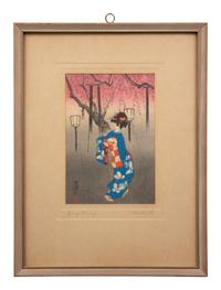 A Group of Six Japanese Woodblock Prints