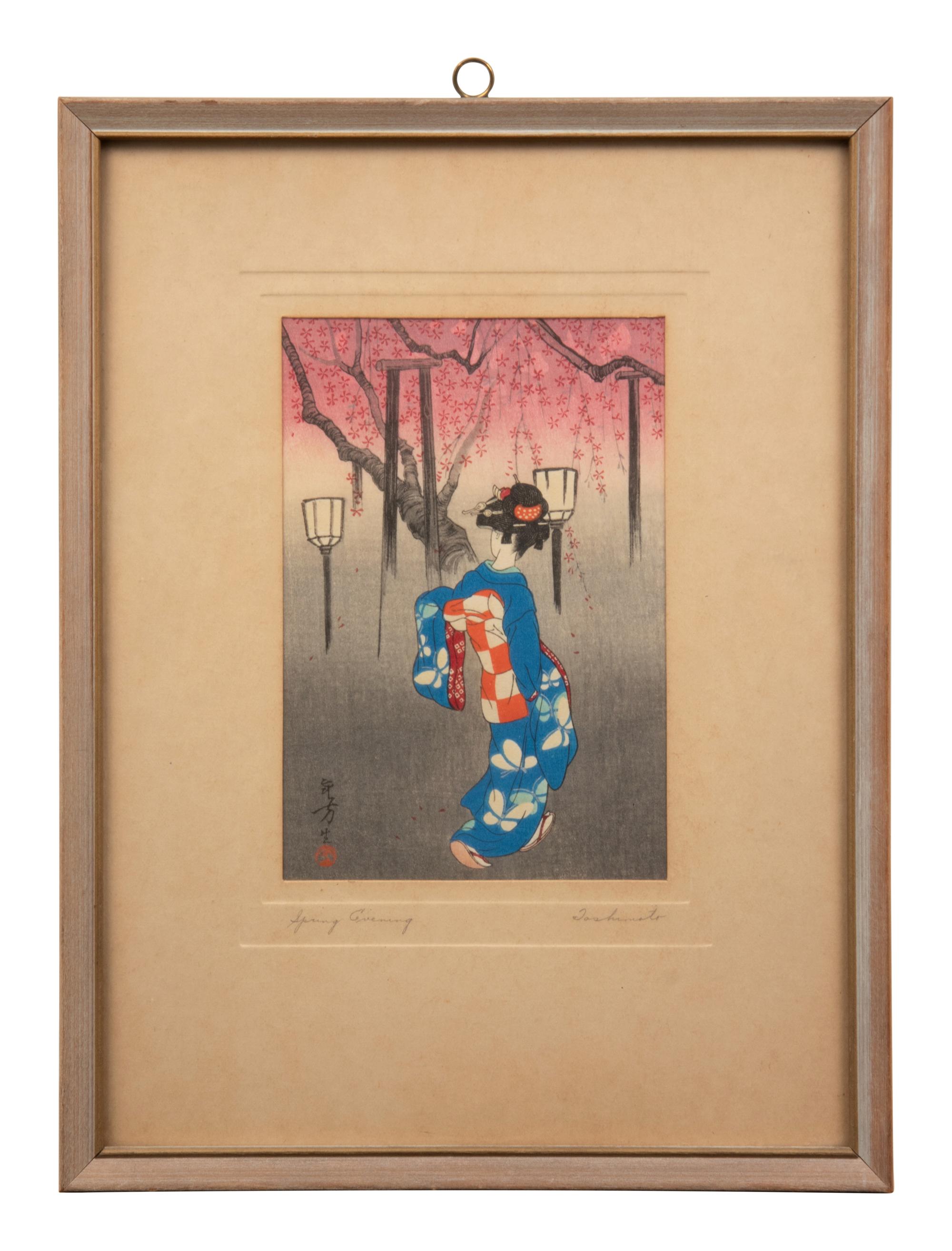 A Group of Six Japanese Woodblock Prints